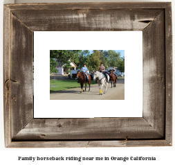 family horseback riding near me in Orange, California